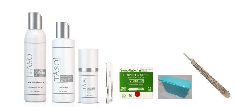 #10R Dermaplaning Kit with TASO Skincare