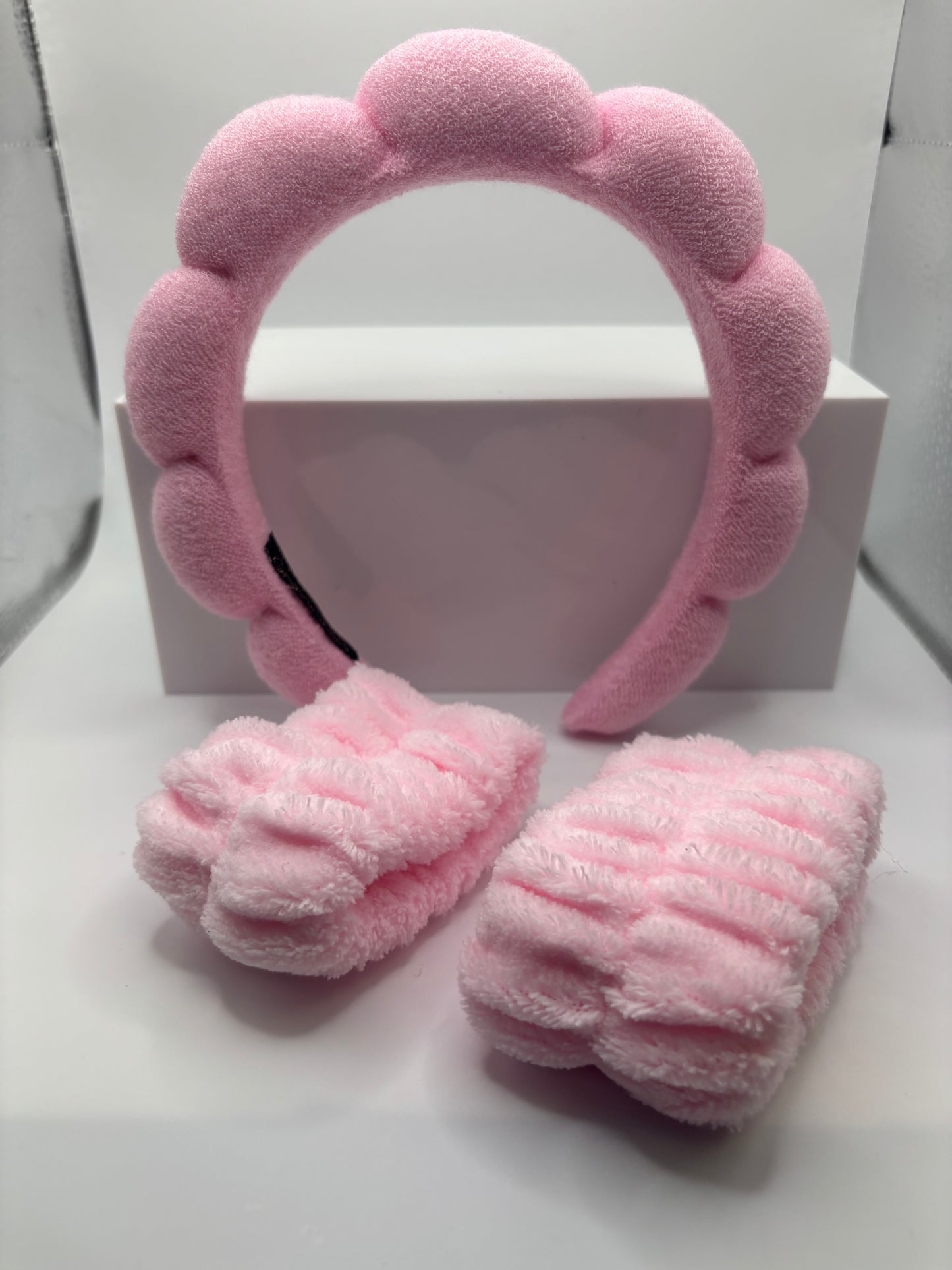 Headband and Cuffs for Face Washing