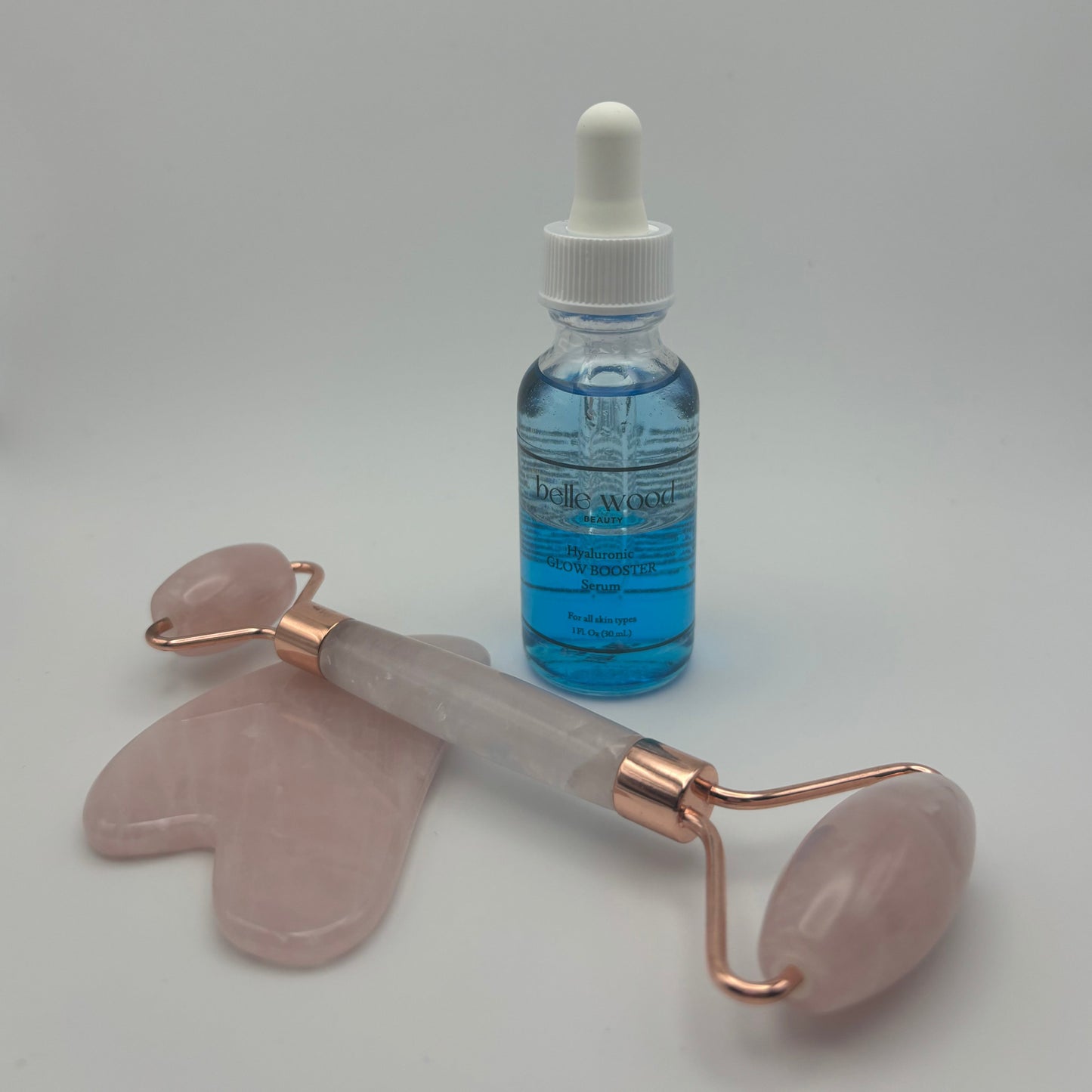 Rose Quartz Gua Sha Kit